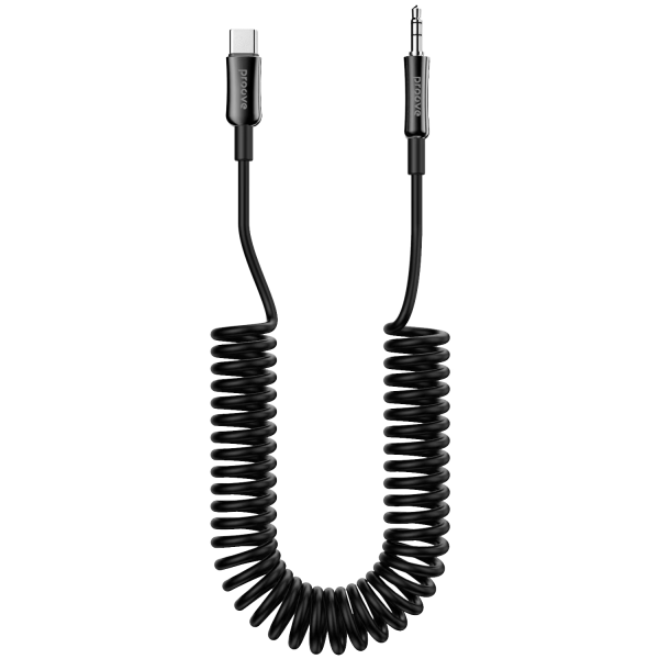Cable AUX Proove Steel Spring Type-C to 3.5 (1m)